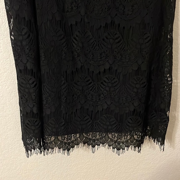 EUC—Karen Kane Formal Lace Overlay Black Dress - Picture 13 of 13